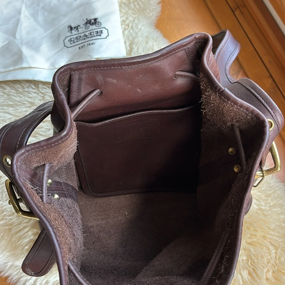 Vintage Coach Legacy Drawstring Bucket Crossbody - Picture 11 of 15